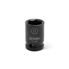SOQUETE IMPACTO SEXTAVADO 1/2" DE 17 MM ST34310SC - SATA