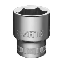 SOQUETE SEXTAVADO 1/2" DE 24 MM ST13315SC - SATA