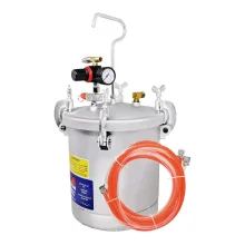 TANQUE PINTURA PNEUMÁTICO SEM AGITADOR 10L C/ MANGUEIRAS PRO580 - LDR2