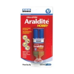 ADESIVO EPOXI ARALDITE, TRANSPARENTE, SERINGA, 6G - TEK BOND