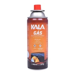 CARTUCHO DE GAS BUTANO/PROPANO PARA MACARICO, 410 ML (227G) - KALA