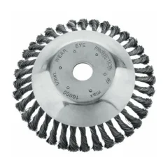 ESCOVA DE AÇO TRANÇADA PARA ROÇADEIRA, 200 MM - MISTER