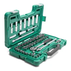 JOGO DE SOQUETES SEXTAVADOS 1/2" DE 1/2" ST09006SJ, C/ 46 PÇS - SATA