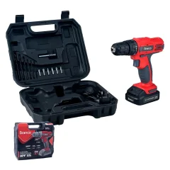 PARAFUSADEIRA / FURADEIRA A BATERIA 12V COM MALETA E ACESSÓRIOS - BRANCO