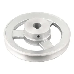 POLIA DE ALUMÍNIO 1 CANAL A 150 MM COM FURO DE 3/4" (19,1 MM) - VONDER