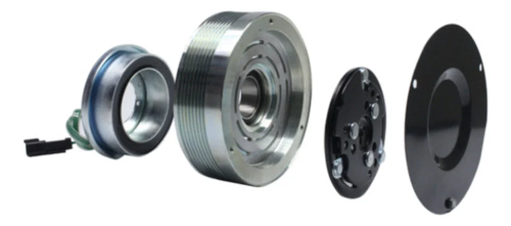 Conjunto de Embreagem Sanden SD7H15 Caterpillar 8pk 152mm [importado]