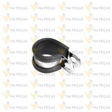 Abraçadeira de Aço / Borracha 16x22 para Mangueira 8mm