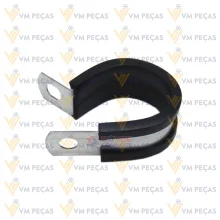 Abraçadeira de Aço / Borracha 19x25 para Mangueira 10mm