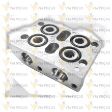 Adaptador para Saida do Compressor Denso 10p15 MB Axor, Accelo 915 /Ford