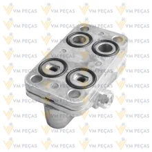 Adaptador para Saida do Compressor Denso 10p15 VW Constellation
