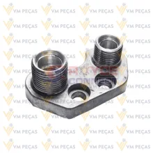 Adaptador para Saida do Compressor Sanden SD7B10 [Aluminio]