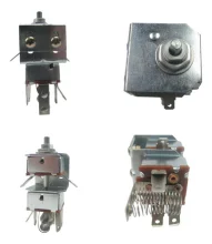 Chave Seletora 3 Velocidades, 6 Pinos, 4 Posiçoes 24v [com Resistencia]