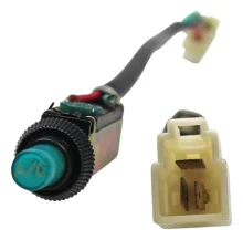 Botao A/C Universal Retangular [Led Verde] [Tecla] 12v e 24v