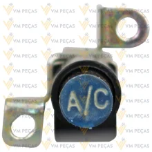 Botao A/C Universal Retangular [Led Azul] [Tecla] 12v