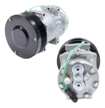 Compressor Sanden SD7H15, Passante, Caterpillar, 8pk 152mm, 24v [Original] [Sanden Americano]