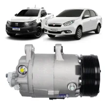 Compressor CVC Fiat Palio, Siena, Strada, Doblo, Stilo, Punto Locker, E-torq 6pk 109mm [importado]