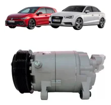 Compressor CVC VW Golf 1.8 e 2.0 2012 a 2015 /Audi A3 1.8 e 2.0 2012 a 2015 [Automatico] [Original] [Denso]