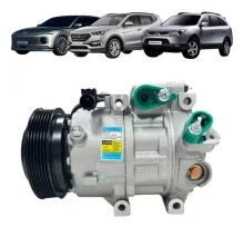 Compressor Delphi Halla Hyundai Azera, Santa Fe 2.7 12v, Vera Cruz 3.0 V6 /Kia Sorento 2007 a 2009 6pk124mm [Original]