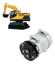 Compressor Delphi V5 Hyundai Escavadeira, Trator 1A 24v [importado]