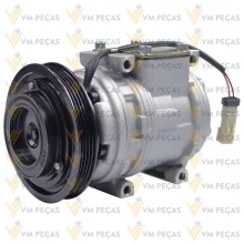 Compressor Denso 10PA15 Doosan DX225, DL200 Carregadeira 4pk 128mm 24v [importado]