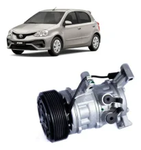 Compressor Denso 10SE13C Toyota Etios >2017 7pk 105mm [Denso] [Original]
