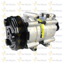 Compressor FX15 Ford Ranger Diesel 3.0 >2012, Mustang, Troller 3.0 [6pk 130mm] [4 Passante] [importado]