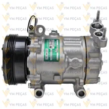 Compressor Sanden SD6V12, 3 Passante, Peugeot 206 1.0 /Renault Clio 4pk [importado]