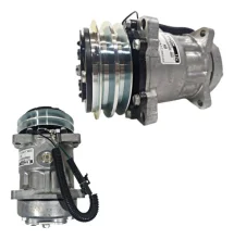 Compressor Sanden SD7H15, Orelha, 2A, 12v, Flex [Original] [Sanden Americano]