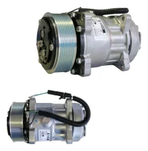 Compressor Sanden SD7H15, Orelha, 8pk, 24v, Flex [Original] [Sanden Americano]