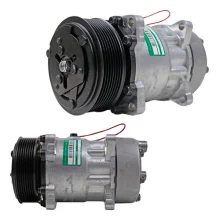 Compressor Sanden SD7H15, Orelha, 8pk, 24v, Horizontal 8x10 [Original Huayu]