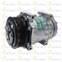Compressor Sanden SD7H15, Passante, 8pk 119mm, 24v, Flex [importado]