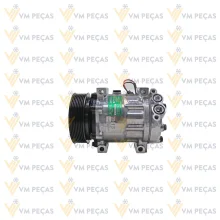 Compressor Sanden SD7H15, Passante, 8pk 124mm, 12v, JCB 535, 540 [importado]