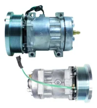 Compressor Sanden SD7H15, Passante, Caterpillar, 8pk 132mm, 24v [importado]