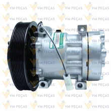 Compressor Sanden SD7H15, Passante, Volvo, 8pk 180mm, 24v [importado]