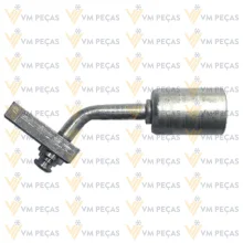 Conexao Block Fiting Aluminio 6x45 [com Clip]