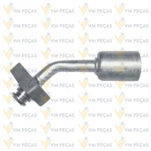 Conexao Block Fiting Radial Aluminio 8x45 [com Clip]