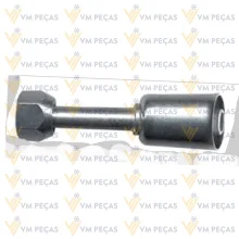 Conexao Flare Aluminio 10 Reta [com Clip]