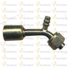 Conexao Oring Aço 10x45 com Ventil R134 [com Clip]