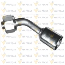Conexao Oring Aluminio 12x45 [com Clip]