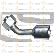 Conexao Oring Aluminio 6x45 [com Clip]