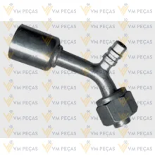 Conexao Oring Aluminio 6x45 com Ventil R134 [com Clip]