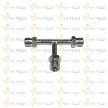 Conexao T Rosca Externa Aço 6mm
