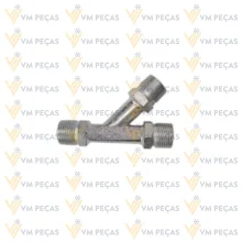 Conexao Y Rosca Externa Aço 10mm