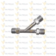 Conexao Y Rosca Externa Aço 6mm