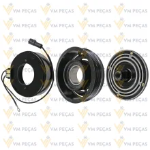 Conjunto de Embreagem Denso 10P15, 6P 6pk 124mm 12v [importado]