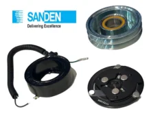 Conjunto de Embreagem Sanden SD7H15 2A 12v [Original] [Sanden Americano]