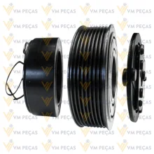 Conjunto de Embreagem Sanden SD7H15 8pk 119mm 12v [Chaveta] [importado]