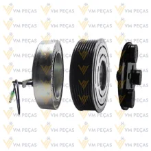 Conjunto de Embreagem Seltec TM15, TM16, 8pk 124mm, 12v [importado]