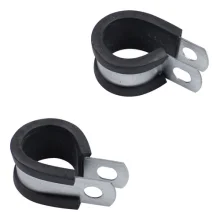 Abraçadeira de Aço / Borracha 13x19 para Mangueira 6mm