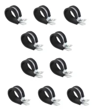 Abraçadeira de Aço / Borracha 16x22 para Mangueira 8mm